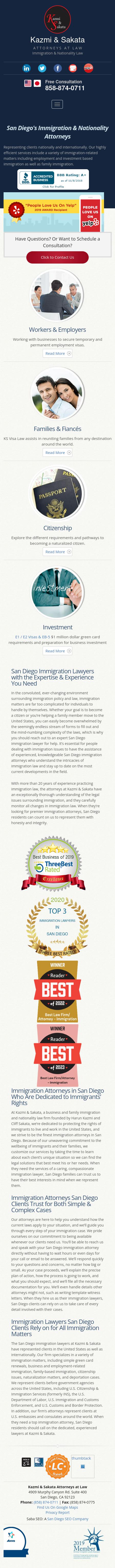 Kazmi & Sakata - San Diego CA Lawyers