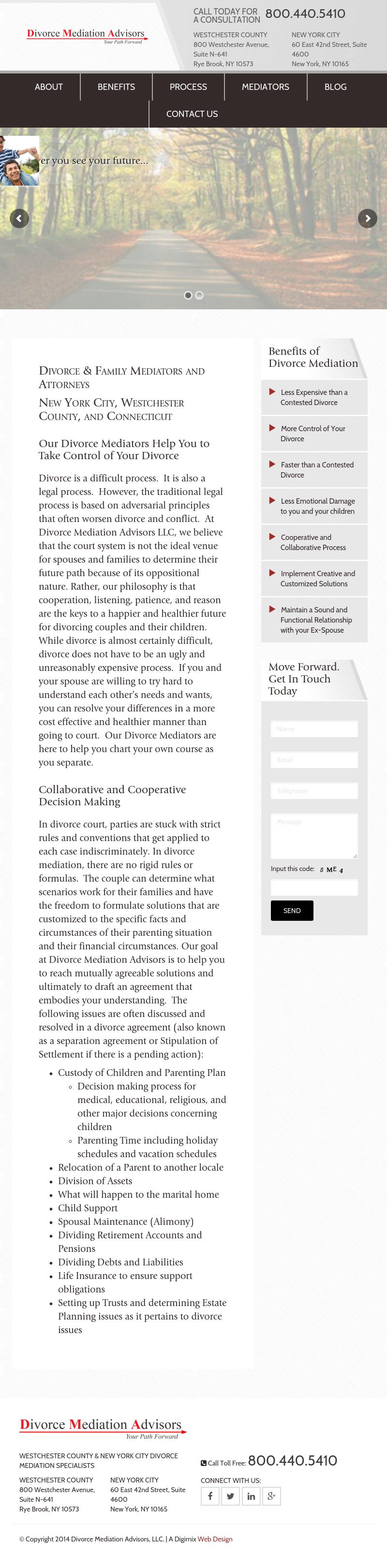 Divorce Mediation Advisors - New York NY Lawyers