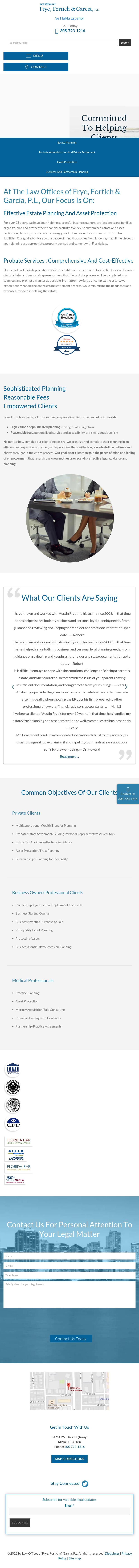 Law Offices of Frye & Vazquez, P.L. - Miami FL Lawyers